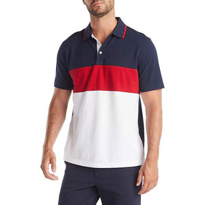 Camisa de Hombre de Alta Calidad Hecha a Medida, Manga Corta, Algodón/Poliéster, Secado Rápido, Estampado de Golf, con Bolsillo, Casual - Product Image 1