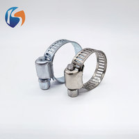 Collier de serrage réglable de type américain en acier inoxydable 304 à couple élevé avec entraînement à vis sans fin pour raccordement de tuyaux