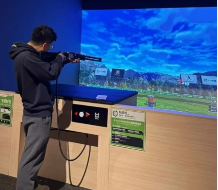 Commercial Multiplayer VR Shooting Game Machine Interactive Motion Sensing Simulator with Realistic Impact Feedback