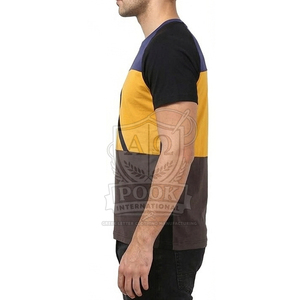 Camiseta de Hombre con Logotipo Personalizado, Colores Personalizados, Diseño Sólido, 100% Algodón, Tejido de Punto, Transpirable y Ecológico, Hecho en Pakistán - Product Image 3