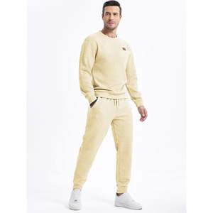 2025, Jersey de punto Jacquard de 2 piezas para hombre, sudadera y pantalones de chándal para correr, conjuntos con bolsillos, trajes cómodos para uso diario - Product Image 2