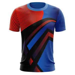 Camiseta Deportiva Unisex de Poliéster para Sublimación, Color Sólido, Transpirable, de Secado Rápido, Estilo Urbano, Manga Corta para Hombre - Product Image 2