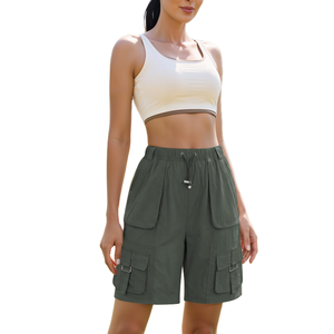 Custom Clothing Manufactures Oem Women Cargo Shorts With Top Quality In Best <b>Material</b> Popular Look Daily To Wear Women's Shorts - Product Image 1