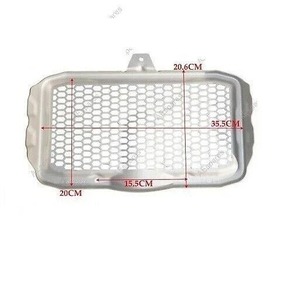Protection de radiateur argentée au design unique pour les motos New Himalayan 450 et Guerrilla 450 – Accessoires de protection de refroidissement KXA00404 - Product Image 6