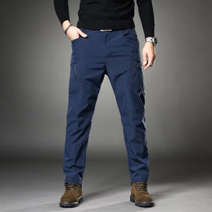 OEM Best-Selling Men's Formal Tactical Lightweight Breathable Waist Canvas Multi-Pocket Straight <b>Work</b> Men's Pants & Trousers - Product Image 2