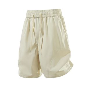 Pantalones Cortos Bermuda Casuales para Hombre, Cintura Media, Transpirables, Antiarrugas, con Cierre de Cremallera, Corte Holgado, para Playa, con Bolsillos - Product Image 4