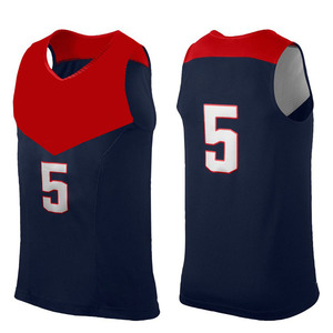 Camiseta de Baloncesto Personalizada Directo de Fábrica, de Alta Calidad, Sublimada, para Hombre, Unisex, Cuello en V, Sin Mangas, Malla Transpirable - Product Image 3