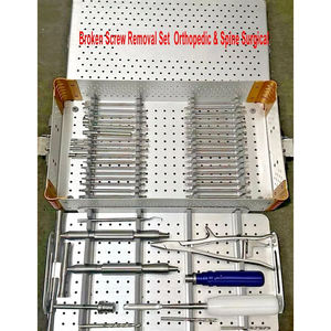 Juego de 54 Instrumentos Quirúrgicos Ortopédicos y de Columna Vertebral para Extracción de Tornillos Rotos - Product Image 3