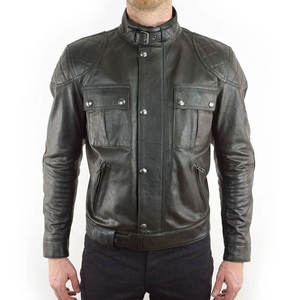 Chaqueta de cuero de diseño personalizado de alta calidad informal para hombre, de mejor diseño chaqueta de invierno, característica ligera, ropa larga de talla XL - Product Image 2