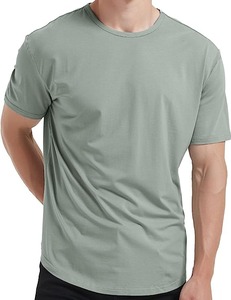 เสื้อยืดโอเวอร์ไซส์คอกลม แบรนด์ OEM ผ้าคอตตอน 100% เนื้อหนา สไตล์สตรีทแวร์ ทรงหลวมสำหรับผู้ชาย - Product Image 6