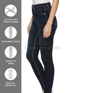 Pantalones Vaqueros Transpirables para Mujer, Estilo Único, Venta al Por Mayor, Personaliza Tu Propio Diseño, Pantalones para Mujer en Venta Online - Product Image 3