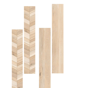 Carreaux de porcelaine effet bois élégant 200x1200mm, épaisseur 10mm, coloris beige, blanc, beige brun et noir, haute qualité. - Product Image 3