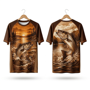 Camiseta de Pesca Personalizada, Sublimada, Manga Larga, Protección UV, Secado Rápido, Transpirable, para Deportes al Aire Libre - Product Image 6