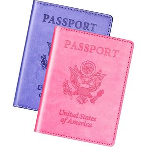 2 Pezzi Porta Passaporto da Viaggio con Design a Valigia, Custodia per Documenti Essenziale per Crociere, Idea Regalo per Famiglie, Uomini e Donne - Product Image 1