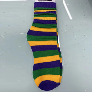 Nuevos Calcetines de Punto Holgados, Diseño Sólido, Calcetines Deportivos para Hombre con Logotipo Personalizado, Calcetines de Fútbol para Mujer, Ropa para el Mardi Gras - Product Image 4