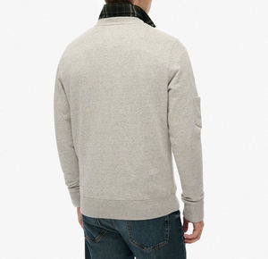 Sudadera de Felpa de Algodón Cómoda y de Venta Caliente para Hombre, Diseño Personalizado, Manga Larga, Cuello Redondo, Bordada - Product Image 3