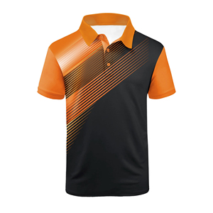 Custom Logo Men's Digital Printing Solid Breathable 3 Button <b>Collared</b> Quick Dry Full Printing Golf Polo <b>Shirt</b> - Product Image 1