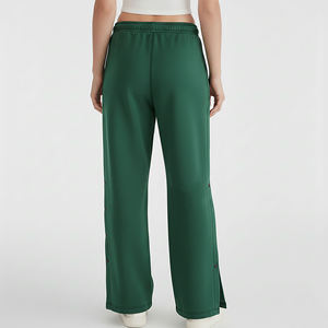 Pantalon décontracté d'hiver pour femme en toile respirante et écologique avec cordon de serrage à la taille - Vente en gros - Product Image 3