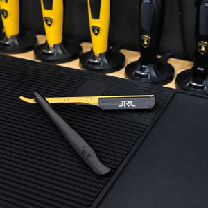 JRL Black Magnetic Luxury Stainless Steel Manual Straight Edge Razor for Professional Barbers & <b>Beard</b> <b>Care</b> - Product Image 2