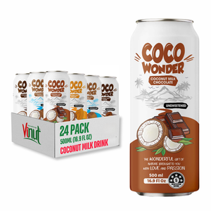 Variedad con sabor a bebida de leche de coco con certificación HALAL y OEM-Fábrica, muestra gratis, diseño gratis, certificación ISO BRC KOSHER FSSC - Product Image 1