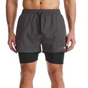Shorts de sport amples et légers pour homme, séchage rapide, écologiques, pour la course, la gym, le fitness, l'entraînement, le tennis et le basketball - Product Image 2