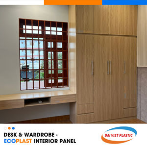 Armario resistente al fuego con escritorio Panel interior de PVC Fábrica interior líder de Vietnam para la exportación - Product Image 1