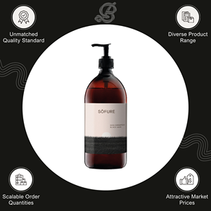 Shampoo pour chien Sofure de qualité supérieure, très demandé, 1000 ml, avec des ingrédients naturels, pour chiens à poils noirs - Product Image 2