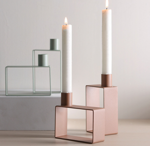 Industrial Style Iron <b>Candle</b> <b>Holder</b> Unique Decorative Accent For Modern Living Spaces And Event Decor - Product Image 2