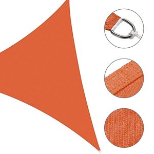 Vela Parasole Triangolare Arancione Brillante 25x25x25 - Vele e Reti Ombreggianti Attraenti per Esterni - Product Image 4