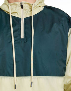 2026 High Quality Two Big Pockets Water Resistant <b>Jacket</b> Custom Design Multi Colors 1/4 Zipper Hooded Windbreaker Men's <b>Jackets</b> - Product Image 5