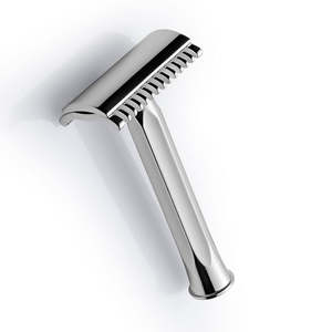 Rasoirs de sécurité manuels pliants haut de gamme pour barbier, 2 pièces, pour hommes, en acier inoxydable durable, lames à double tranchant, logo personnalisable, couteau à barbe - Product Image 4