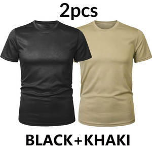 T-shirts de fitness pour hommes 2026 de haute qualité, 100 % coton respirant, en tissu jersey écologique, design vierge, manches courtes, pour la course à pied - Product Image 6
