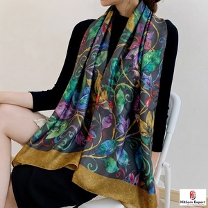 Premium Luxury Printed Long <b>Scarf</b> Soft Fabric Head <b>Scarf</b> OEM ODM White Label Textile Manufacturer Custom Fabric Products - Product Image 4