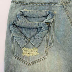 กางเกงขาสั้นผู้ชายสไตล์ดิสเทรส ลุคซักฟอก ทันสมัย ใส่สบาย เหมาะสำหรับใช้ในชีวิตประจำวัน - Product Image 5