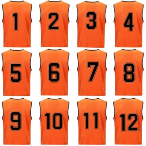 Camiseta Deportiva Naranja sin Mangas Número 8, Transpirable, de Poliéster, Unisex, Uniforme de Equipo para Adultos, Impresión Personalizada, Detección de Agujas - Product Image 3