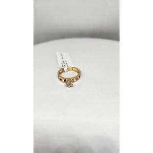 Anillo de Diamantes de Oro de 9K para Mujer, Marca JC Premium, Diamante Natural de 0.19ct, Certificado SI IGI, Chapado en Rodio, Joyería Fina Elegante y de Lujo - Product Image 1