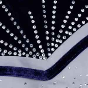 High <b>Elastic</b> Soft Polyester Material Printed Rhinestone Breathable Sleeveless Top Pleated <b>Skirt</b> High School Club Cheerleading - Product Image 4