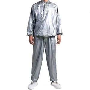 Traje de sauna para entrenamiento de cuerpo completo, para hombres y mujeres, que aumenta la sudoración, con bolsillos. - Product Image 2