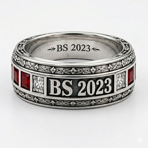 Anillos de Campeonato de Lujo para Ligas Profesionales - Plata de Ley Chapada en Oro con Diamantes, Logotipo del Equipo Grabado en 3D, Servicio OEM al por Mayor - Product Image 4