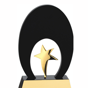 Trending Wooden <b>Trophies</b> And Metal <b>Plaques</b> Premium Recognition Awards For Corporate Success And Academic School Excellence - Product Image 3