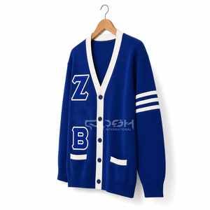 Cosh International – Nouveauté : Cardigan en laine et acrylique, design personnalisé, style grec, tricoté et brodé, pour la confraternie - Product Image 3