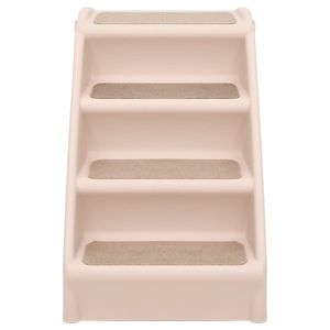 Escalera Plegable para Perros de Polipropileno de 24.4x15.7x19.5 Pulgadas, Color Crema, Casas y Muebles para Mascotas - Product Image 3