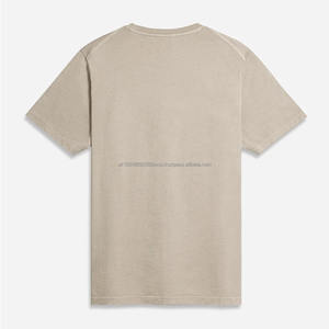 เสื้อยืดสีขาวคุณภาพสูง ผ้าฝ้าย 100% เสื้อยืดคอกลมแขนสั้นแบบสั่งทำสำหรับผู้ชาย เสื้อยืดไมโครไฟเบอร์สำหรับผู้ชาย - Product Image 6