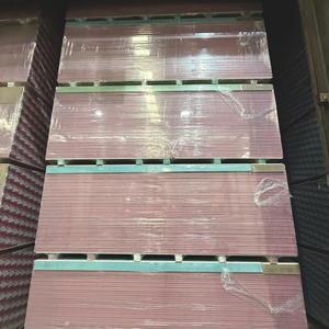 Plaque de plâtre ignifuge rose sur mesure, 12,5 mm, 15 mm, 5/8 po, fabrication OEM en Chine - Product Image 2