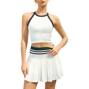 Flowy Motion Tank <b>Top</b> and Shorts Set Game Ready Glow Pickleball Set Pickleball Flow Women’s Sport Set - Product Image 1