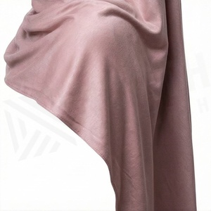 Hiyab de poliéster de color sólido para mujer, tela de chifón, agradable al tacto, para uso diario, pañuelo étnico de Oriente Medio. - Product Image 6