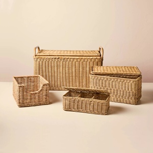 Cestas de ratán ecológicas, cesto para la ropa sucia, cajas y cestas al precio más bajo para almacenamiento de regalos - Product Image 2