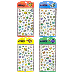 Pokemon Pixel Art Candy Bonbon <b>Sticker</b> Set – 4 Designs Random <b>Pack</b> | Cute Kawaii Decorative <b>Stickers</b> for Kids & Collectors - Product Image 1