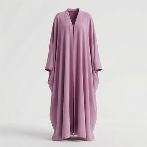 Khimar Sencillo de Diseño Amplio, Hecho a Mano, Talla Grande, de Poliéster con Cuentas, Abaya para Mujeres Musulmanas, Ropa Modesta, Adecuada para la Oración y el Eid - Product Image 1