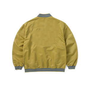 Plus Size <b>Thin</b> Quick Dry Windproof Breathable Eco-Friendly <b>Men</b> Satin Bomber <b>Jacket</b> Stand Collar Front Logo Comfortable Wear Made - Product Image 2